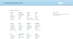 Desktop Screenshot of carnirivnigeria.com